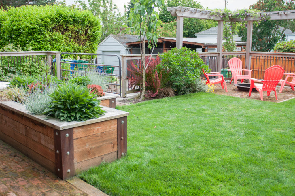 Seattle backyard garden