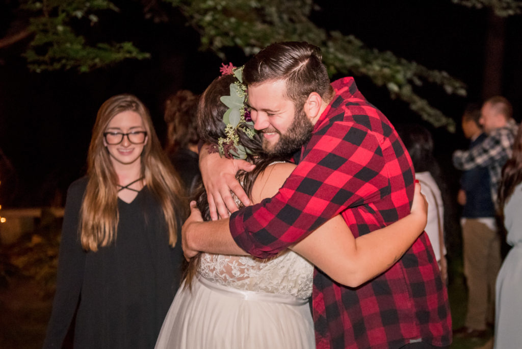 Jesse & Paige McEachran Homestead Winery outdoor wedding dessert reception by Tina Captures Photography