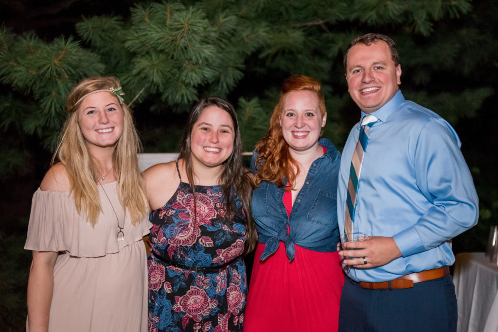 Jesse & Paige McEachran Homestead Winery outdoor wedding dessert reception by Tina Captures Photography