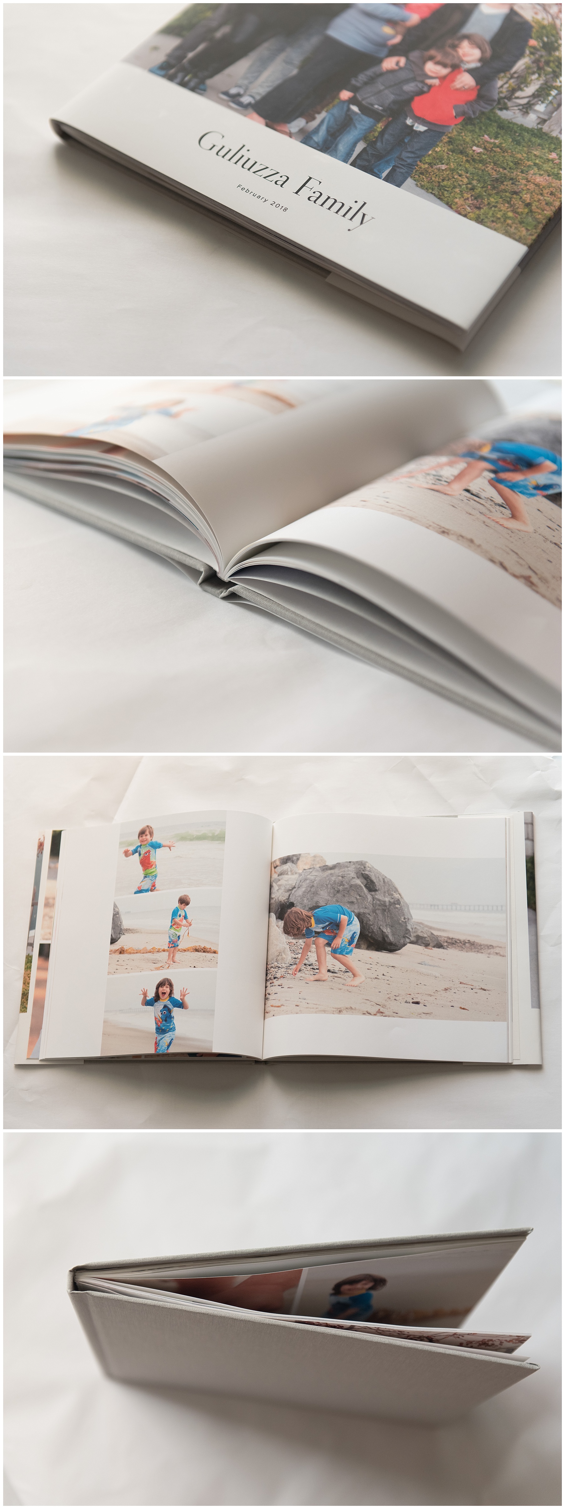 Tina Captures Photography Family Yearbook Cover and Spread